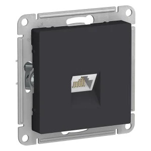 Systeme Electric AtlasDesign Карбон Розетка компьютерная RJ45, механизм