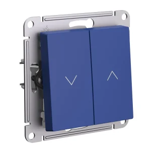 Systeme Electric AtlasDesign Аквамарин Выключатель 2-клавишный жалюзи, 10А, механизм