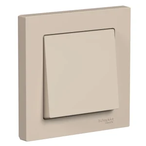 Systeme Electric AtlasDesign Песочный Выключатель 1-клавишный,сх.1, 10АХ, в сборе
