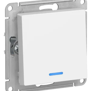 Systeme Electric AtlasDesign Лотос Выключатель 1-клавишный с подсветкой, сх.1а, 10АХ, механизм