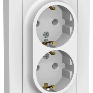 Systeme Electric AtlasDesign Лотос Розетка двойная с/з, 16А, в сборе