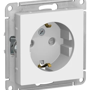 Systeme Electric AtlasDesign Лотос Розетка с/з со шторками, 16А, механизм