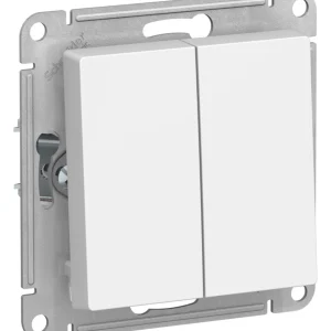 Systeme Electric AtlasDesign Лотос Выключатель 2-клавишный, сх.5, 10АХ, механизм