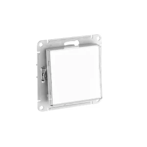 Systeme Electric AtlasDesign Art Белый Выключатель 1-клавишный, сх.1, 10АХ, мех., быстрозажим. клем.