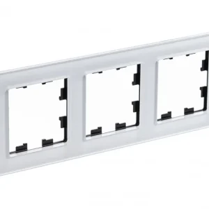 Systeme Electric AtlasDesign Nature Стекло белый Рамка 3-ая