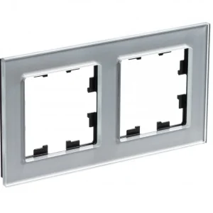 Systeme Electric AtlasDesign Nature Стекло алюминий Рамка 2-ая