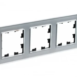 Systeme Electric AtlasDesign Nature Стекло алюминий Рамка 3-ая