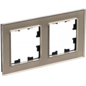 Systeme Electric AtlasDesign Nature Стекло шампань Рамка 2-ая