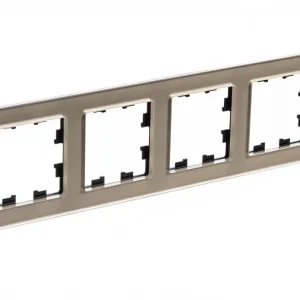Systeme Electric AtlasDesign Nature Стекло шампань Рамка 4-ая