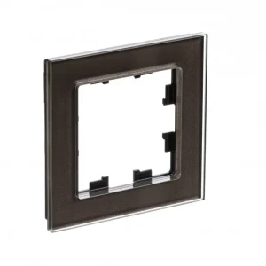 Systeme Electric AtlasDesign Nature Стекло мокко Рамка 1-ая