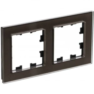 Systeme Electric AtlasDesign Nature Стекло мокко Рамка 2-ая