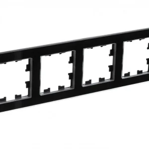 Systeme Electric AtlasDesign Nature Стекло черный Рамка 4-ая