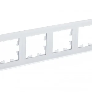 Systeme Electric AtlasDesign Nature Матовое стекло белый Рамка 4-ая