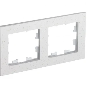 Systeme Electric AtlasDesign Nature Мрамор крем роял Рамка 2-ая
