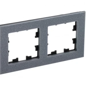 Systeme Electric AtlasDesign Nature Мрамор айс грей Рамка 2-ая