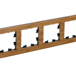 Systeme Electric AtlasDesign Nature Дерево бамбук Рамка 4-ая