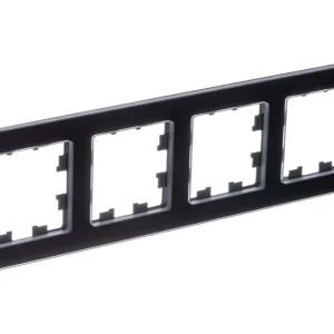 Systeme Electric AtlasDesign Nature Натуральное стекло Черный Рамка 4-ая