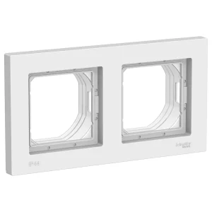 Systeme Electric AtlasDesign Aqua Бел Рамка 2-ая IP44