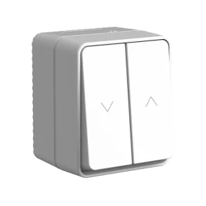 Systeme Electric AtlasDesign Profi54 Наруж Серый Выключатель 2-клавишный для жалюзи, 2хсх.4
