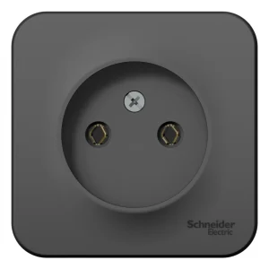Systeme Electric Blanca наруж Антрацит Розетка б/з без шторок 16А, 250В, изолир. пластина
