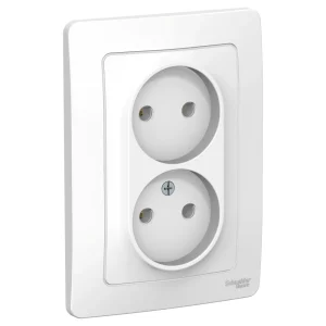 Systeme Electric Blanca внутр Бел Розетка 2-ая б/з без шторок, 16А, 250В