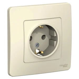 Systeme Electric Blanca внутр Молочная Розетка с/з без шторок, 16А, 250В