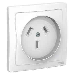 Systeme Electric Blanca внутр Бел Розетка силовая 2Р+N, 32А, 250В