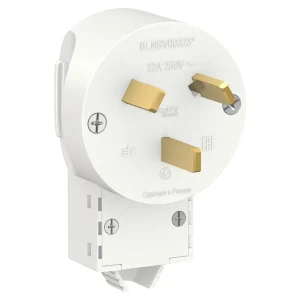 Systeme Electric Blanca внутр Бел Вилка силовая 2Р+N, 32А, 250В