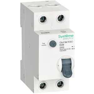 Systeme Electric City9 Set Авт. выкл. диф. тока (АВДТ) 1P+N С 20А 6kA 30мА Тип-AС 230В