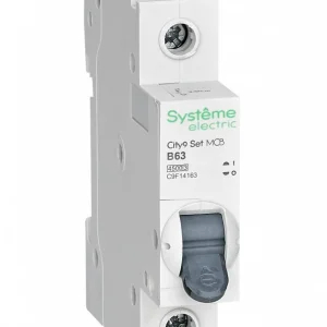 Systeme Electric City9 Set Автоматический выключатель (АВ) B 63А 1P 4.5kA 230В