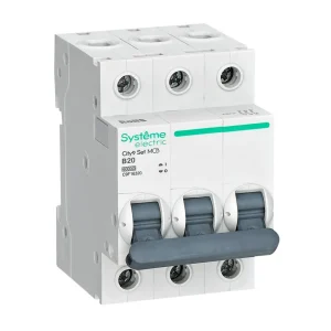 Systeme Electric City9 Set Автоматический выключатель (АВ) B 20А 3P 6kA 400В