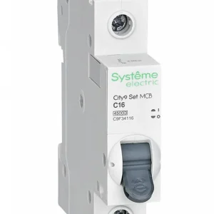 Systeme Electric City9 Set Автоматический выключатель (АВ) С 16А 1P 4.5kA 230В