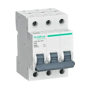 Systeme Electric City9 Set Автоматический выключатель (АВ) С 32А 3P 6kA 400В