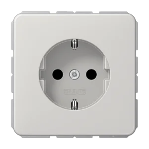 JUNG Штепсельная розетка SCHUKO 16A 250V~ светло-серая