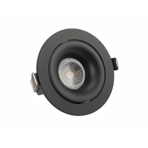 Denkirs DK2120-BK Встраиваемый светильник, IP 20, 50 Вт, GU10, черный, алюминий