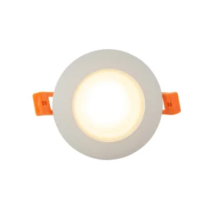 Denkirs DK3016-WH Встраиваемый светильник влагозащ., IP 65, 50 Вт, GU10, белый, алюминий