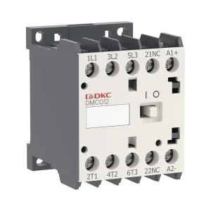 DKC Миниконтактор YON DMC012 12A 5,5кВт AC3 3P кат. 380В AC 1НО