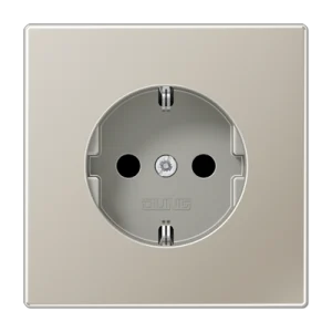 JUNG LS 990 Edelstahl Розетка Schuko 16A 250 B блестящий дуропласт