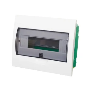 Systeme Electric City9 Корпус встраиваемый с прозрачной дверью 1ряд/12мод, IP40, IK07, 63А, 2 клеммы