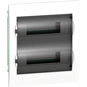 Systeme Electric City9 Корпус встраиваемый с прозрачной дверью 2ряд/24мод, IP40, IK07, 63А, 2 клеммы
