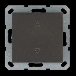 Jasmart G Мокко Выключатель 1-кл жалюзи 10A 250V~
