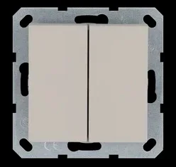 Jasmart G Тауп Выключатель 2-кл проходной 10A 250V~
