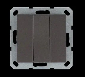 Jasmart G Мокко Выключатель 3-кл 10A 250V~