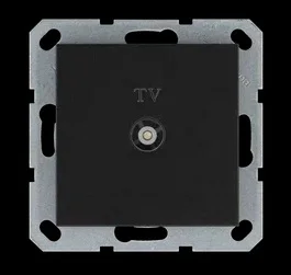 Jasmart G Антрацит Розетка TV оконечная