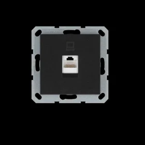 Jasmart G Антрацит Розетка RJ45