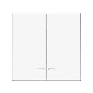 Systeme Electric ArtGallery Белый Выключатель 2-клавишный с подсветкой, сх.5а, 10АХ, механизм
