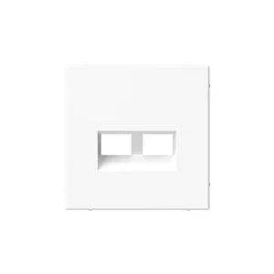 Systeme Electric ArtGallery Белый Накладка двойная для информационных функций типа Keystone