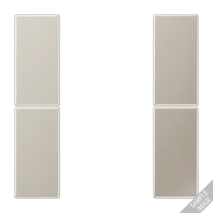 JUNG KNX Хром Комплект накладок 2гр