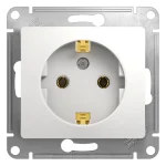 Systeme Electric Glossa Бел Розетка с/з