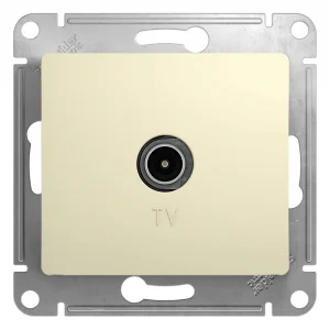 Systeme Electric Glossa Беж Розетка TV коннектор